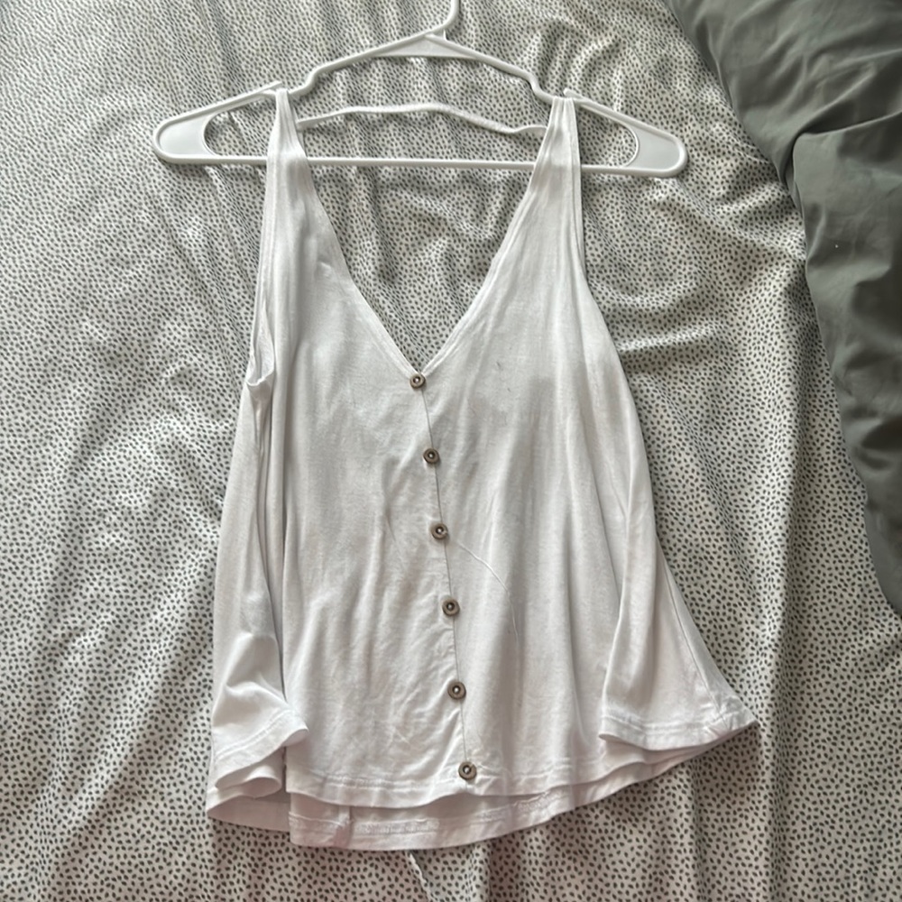 White tank top